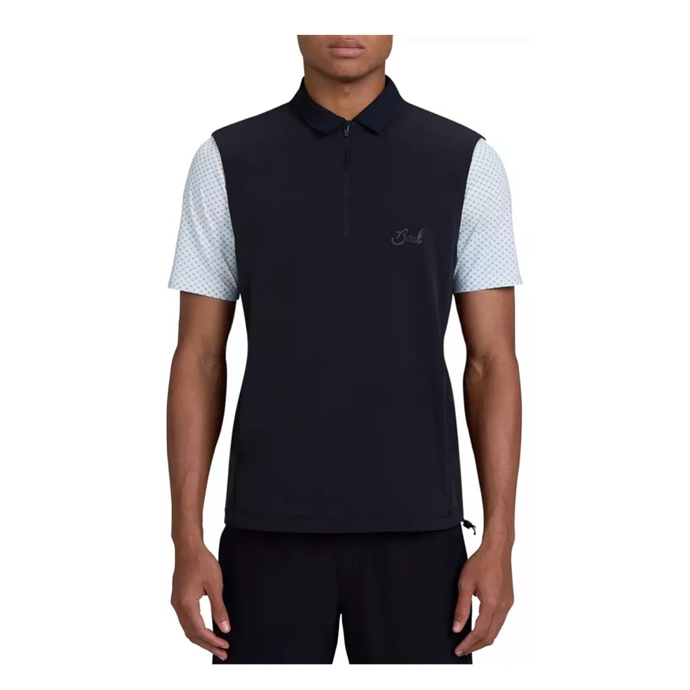 NWT Bad Birdie Men's Bad Elements Wind Golf Vest Size  Large Black - Picture 3 of 14